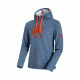 Mammut Mens Mammut Logo ML Hoody, Marine Melange-Dark Orange, XL, 1014-01381-50028-116