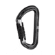 Mammut Nordwand Micro Lock Carabiner, Twist Lock, Black, One Size, 2040-01262-1600-1