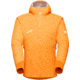 Mammut Rime Light IN Flex Hooded Jacket - Mens, Dark Radiant/Dark Cheddar, Large, 1013-02150-2244-115