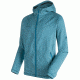 Mammut Runbold ML Hooded Jacket - Men's-Atlantic Melange-Small