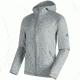 Mammut Runbold ML Hooded Jacket - Men's-Granit Melange-Small