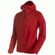 Mammut Runbold Trail SO Hooded Jacket - Men's-Lava-Small