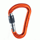 Mammut Wall HMS Screw Gate Carabiner-Orange