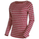 Mammut Wall Longsleeve - Women's-Crimson Melange/Light Grey Melange-Large