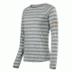 Mammut Wall Longsleeve - Women's-Light Grey Striped-Large