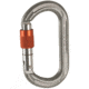 Wall Micro Oval Carabiner-Grey-Screwgate