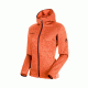 Mammut Womens Get Away ML Hooded Jacket, Barberry Melange, XS, 1010-23230-3413-112