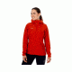 Mammut Womens Runbold Trail SO Hooded Jacket, Magma, Small, 1011-23181-3465-113