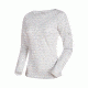 Mammut Womens Wall Longsleeve, White Melange-Marble Melange, Large, 1041-06231-00115-115
