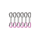 Mammut Workhorse Keylock 12 cm 6-Pack Quickdraws, Grey/Pink, 12cm, 2040-02571-33276-74
