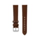 Marathon Cross Hatch 2-Piece Strap, Italian Leather, Parkerized Buckle, 20mm, Cognac, Extra Long, WS-LT-CGPS-20-XL