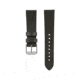 Marathon Cross Hatch 2-Piece Strap, Italian Leather, Parkerized Buckle, 20mm, Moss Green, Standard, WS-LT-MGPS-20-ST