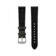 Marathon Cross Hatch 2-Piece Strap, Italian Leather, Steel Buckle, 20mm, Moss Green, Extra Long, WS-LT-MGSS-20-XL