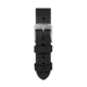 Marathon Cross Hatch 2-Piece Strap, Leather, Steel Buckle, 18mm, Black, Standard, WS-LT-BKSS-18-ST