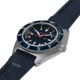 Marathon Navigator Unisex Pilot's Quartz w/ Date Blue Yonder SSNAV-D Watch, 41mm, Bi-Directional, Blue, FKM Rubber, WW194013SS-1301