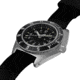 Marathon Sterile Steel Navigator Automatic Unisex Watches, 41 mm, Sapphire, Ballistic Nylon Strap, Black, WW194029SS-0801