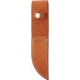 Marbles 100th Anniversary Woodcraft Knife, 8.38in Overall, 4.5in Satin SS Blade, Stacked Leather Handle, Brass Guard, Woodcraft Blade Etch, Brown Leather Sheath, MR423E