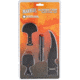 Marbles Alaskan Hunter Set Knife, Set Includes Spork Head, Ulu Head, 6in Hunting Blade, Starter Length Of Paracord, All Tools Are Black SS Construction, MR378 / CT3054