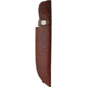Marbles Bowie Horn Knife, 10.75in Overall, 6in Satin SS Clip Point Blade, Jigged Horn Handle, Brown Leather Sheath, MR456/ EG-737