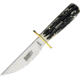 Marbles Cowboy Skinner Stag Bone Knife, 4.5 satin finish stainless blade, Black stag bone handle, KE34 / MR476
