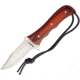 Marbles Fixed Blade Knife, 8in Overall, 3.5in Satin SS Clip Point Blade, Pakkawood Handle, Dual Lashing Holes, Brown Leather Belt Sheath, BS110179 / MR413