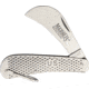 Marbles Hawkbill Folding Knife, 2.75in Mirror SS Hawkbill Blade, Textured SS Handle, Bail, KB117-MR409