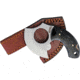 Marbles Horn Skinner Knife, 4.25in Overall, 2.63in Satin SS Blade, Horn Handle, Brown Leather Sheath, MR452 /EG-733