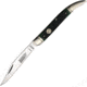 Marbles Large Toothpick Green Bone Folding Knife, 5in Closed, Mirror Stainless Long Clip Blade, Green Jigged Bone Handle, MR629 KB115-5&quot;