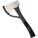 Marbles No 3 Safety Axe, 12in Overall, 2.63in Cutting Edge, 4.63in Satin SS Axe Head, Black Synthetic Handle, Swing-Arm Safety Mechanism For Safe Carry, Black, AXE HEAD/ CLAM PACK