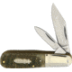 Marbles Ram's Horn Small Barlow Folding Knife,Stainless Steel,Standard Edge,Clip and Pen,Mirror Polish MR365