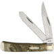 Marbles Ram's Horn Trapper Folding Knife,Stainless Steel,Standard Edge,Clip and Spey,Mirror Polish,Ram Horn Handle MR358