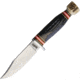Marbles Skinner Knife, 9in Overall, 4.25in Satin SS Skinner Blade, Aluminum Guard, Jigged Horn And Stag Bone Handle, Brown Leather Sheath, MR462 / EG-745