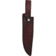 Marbles Stacked Leather Bowie Knife, 9 satin finish stainless clip point blade, Stacked leather handle, MR577 HHH-SEP-1