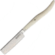 Marbles Straight Razor White Bone Folding Knife, 2.25 mirror finish stainless blade, White smooth bone handle, MR466