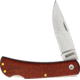 Marbles Wood Lockback Folding Knife, 2.5 satin finish stainless blade, Brown wood handle, PK2632 / MR470