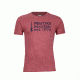 Marmot 74 Short Sleeve Mens Tee, Burgundy Heather 59540-6823