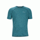 Marmot Accelerate Short Sleeve Shirt - Men's-Deep Teal Heather-XX-Large