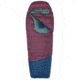 Marmot Argon 25 Sleeping Bag, Burgundy/Total Eclipse, Short, Left Zip, 29360-7408-LZ