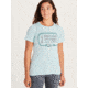 Marmot Ascender Short Sleeve T-Shirt - Womens, Corydalis Blue Heather, Large, 46490-3133-L