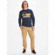 Marmot Coastal Tee Long Sleeve - Mens, Arctic Navy, Large, M13262-2975-L