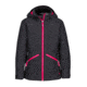Marmot Demo, Girl's Val D'Sere Jacket, Black/Bright Ruby, M, 76680-1853-DEMO