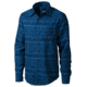 Enfield Flannel Long Sleeve - Mens-Dark Indigo Heather Stripe-Large