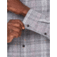 Marmot Fairfax Novelty Heathered Lightweight Long Sleeve Flannel - Mens, Steel Onyx, 2XL, M14917-1515-XXL