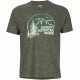 Marmot Halation Tee Short Sleeve - Men's -Olive Heather-Small