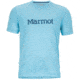 Marmot Impact Short Sleeve Shirt - Men's-Light Blue Heather-Medium