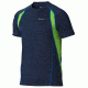 Marmot Interval Short Sleeve Tee - Men's-Dark Ink/Green Envy-XX-Large