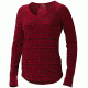 Julia Long Sleeve Shirt - Womens -Dark Raspberry-Medium