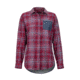 Marmot Lakota LtWt Flannel Long Sleeve - Womens, Claret/Storm Chambray, Medium, 47210-C/SC-M-DEMO