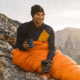 Marmot Lithium Sleeping Bag, Blaze/Dark Rust, Regular, Left Zip, 22300-9346-LZ