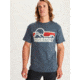 Marmot Coastal Short Sleeve Tee - Mens, True Navy Heather, Large, 42430-8854-L